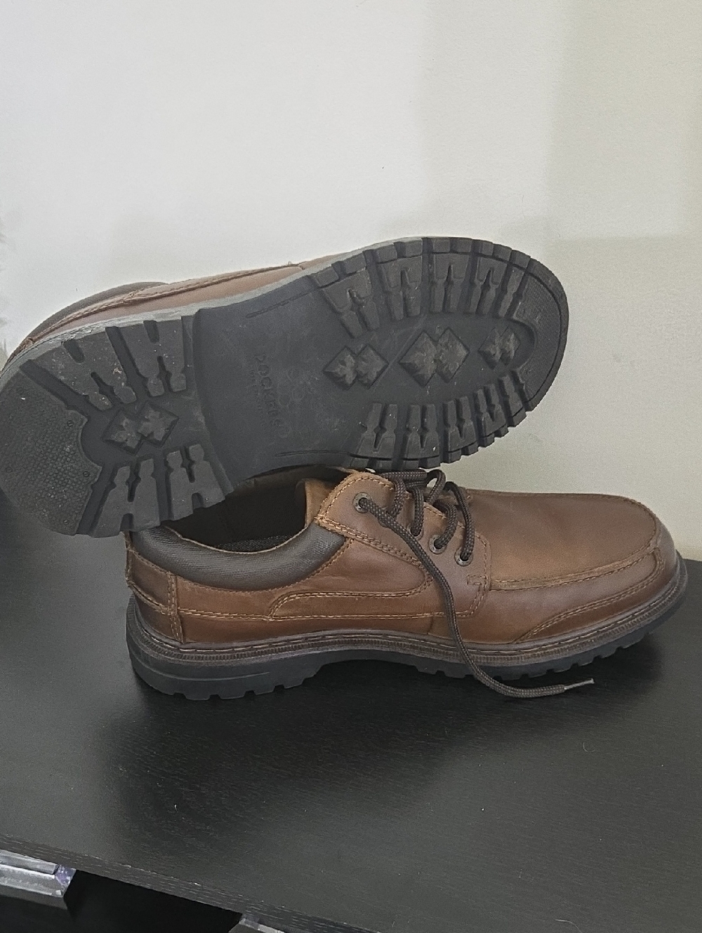 Dockers Overton Mens Leather Oxford Shoes Rugged Casual Shoes. Mens Size 11